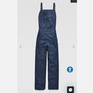 GSTAR RAW Uniform of the Free women's denim overalls jumpsuit L